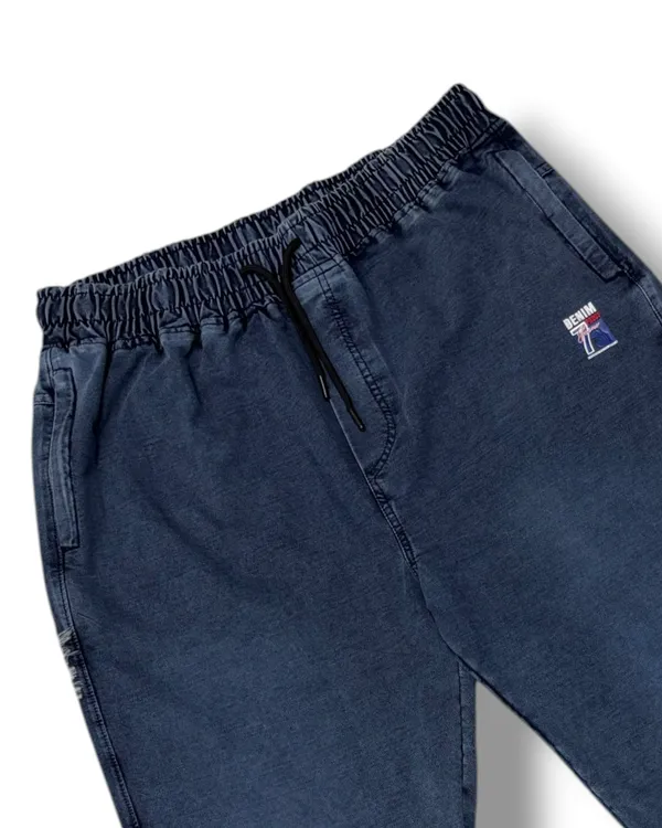 Blue_Stylish_&_Stretchable_Denim_With_Drawstring_Waist_Trackpant_For_Men