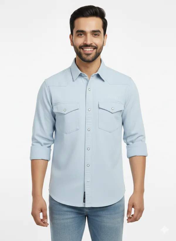 Basic_Grey_Sulphur_Plain_Premium_&_Elegant_Casual_Shirt_For_Men
