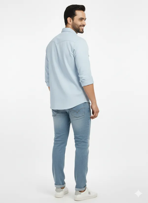 Basic_Grey_Sulphur_Plain_Premium_&_Elegant_Casual_Shirt_For_Men