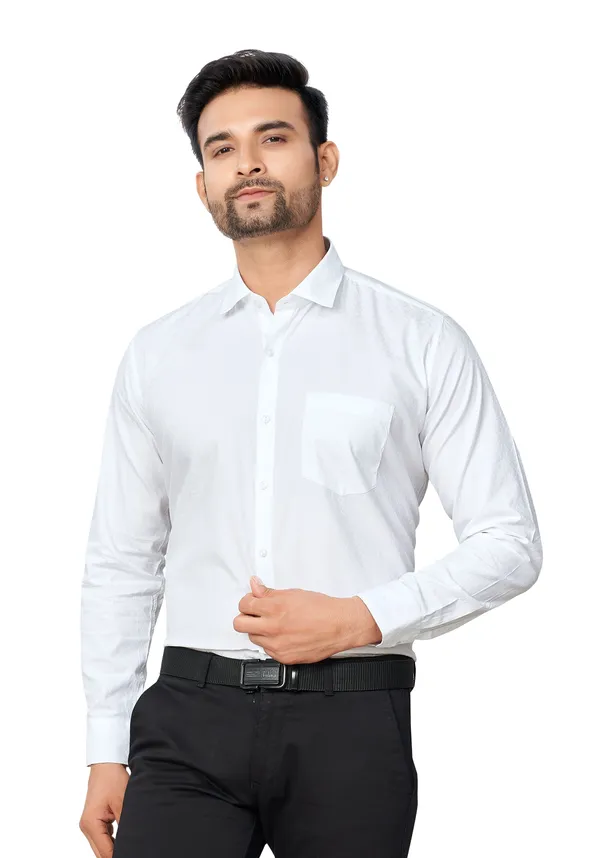 White_Printed_Full_Sleeves_Formal_Shirt_For_Men
