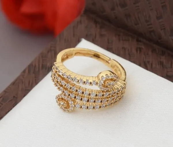 Gold_Plated_Elegant_Design_Fashionable_Diamond_Ring_For_Women
