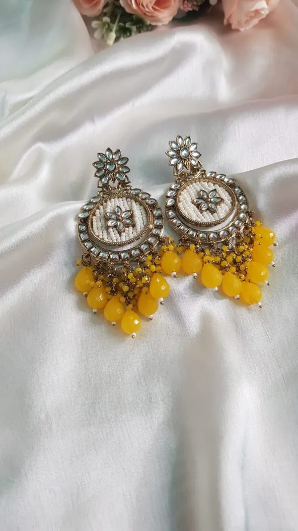 Chandbali_Yellow_Traditional_Earing