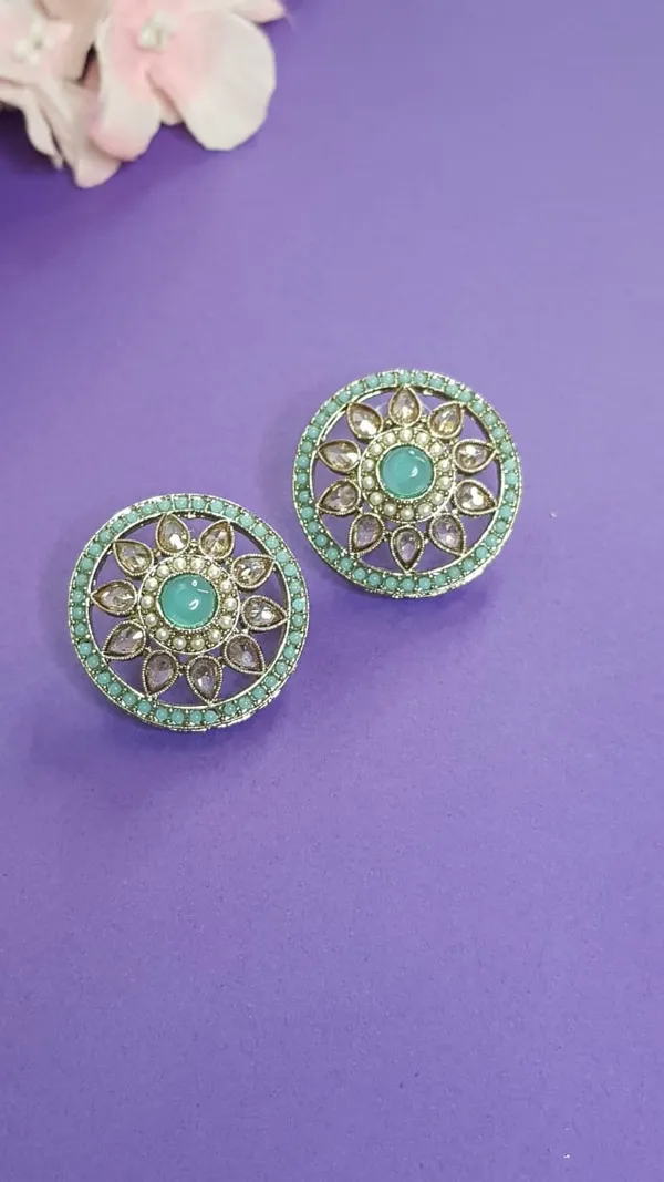 Sky_Blue_Polki_Round_Stud