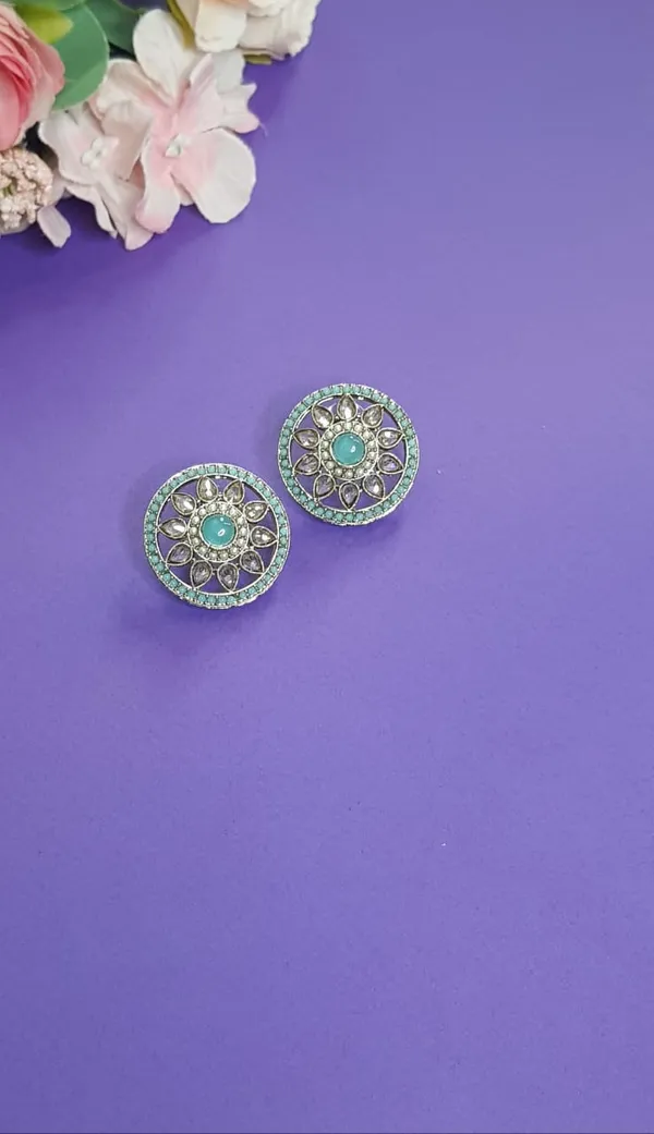 Sky_Blue_Polki_Round_Stud