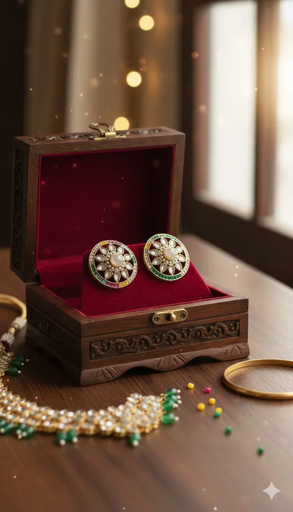 Multi_Polki_Round_Studs