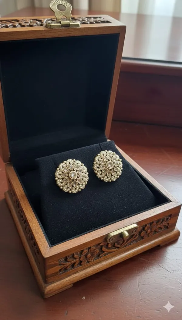 Creame_Polki_Studs