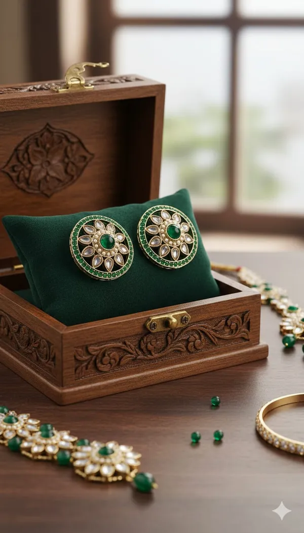 Dark_Green_Round_Polki_Studs