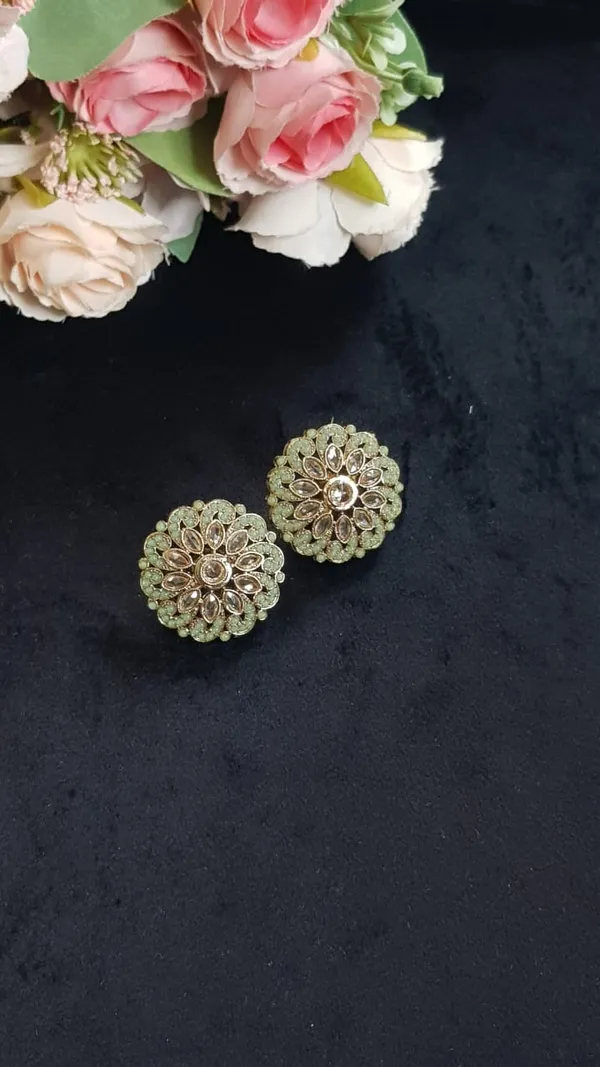 Light_Green_Polki_Studs