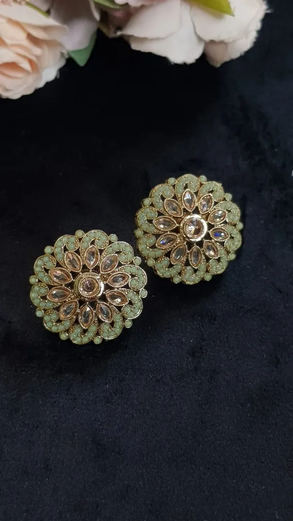 Light_Green_Polki_Studs