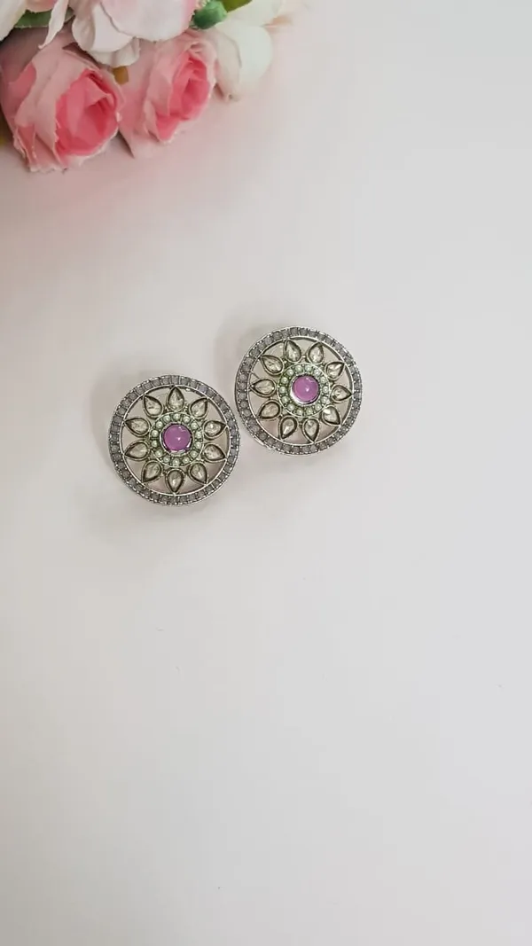 Light_Purple_Round_Polki_Stud