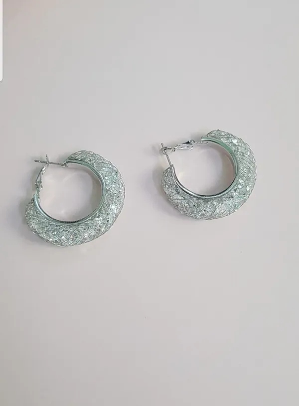 Silver_Fishnet_Earing