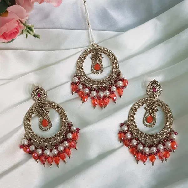 Orange_Elegant_Design_Mangtika_Set_For_Women