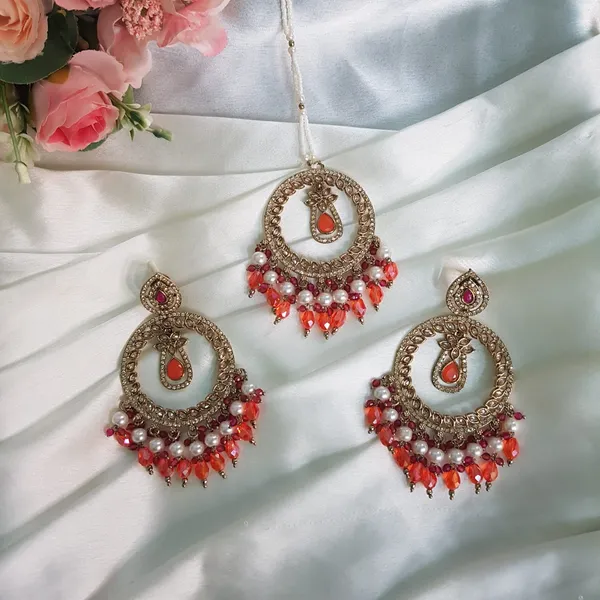 Orange_Elegant_Design_Mangtika_Set_For_Women