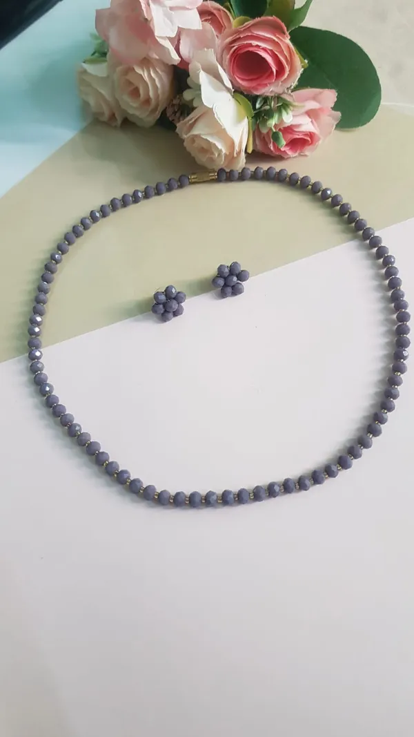 Mauve_Beads_Necklace