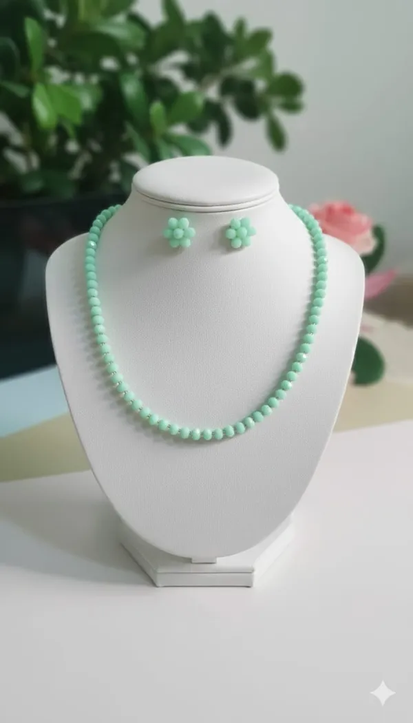 Mint_Green_Beads_Necklace