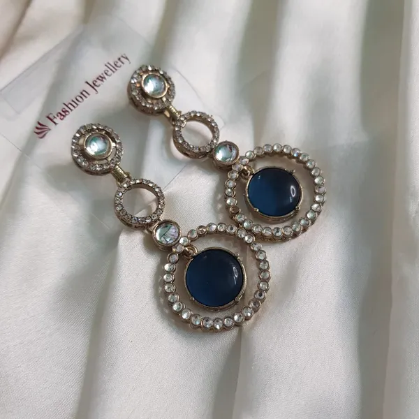 Blue_Elegant_Design_Stones_Earrings_For_Women