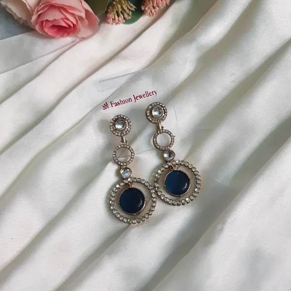Blue_Elegant_Design_Stones_Earrings_For_Women