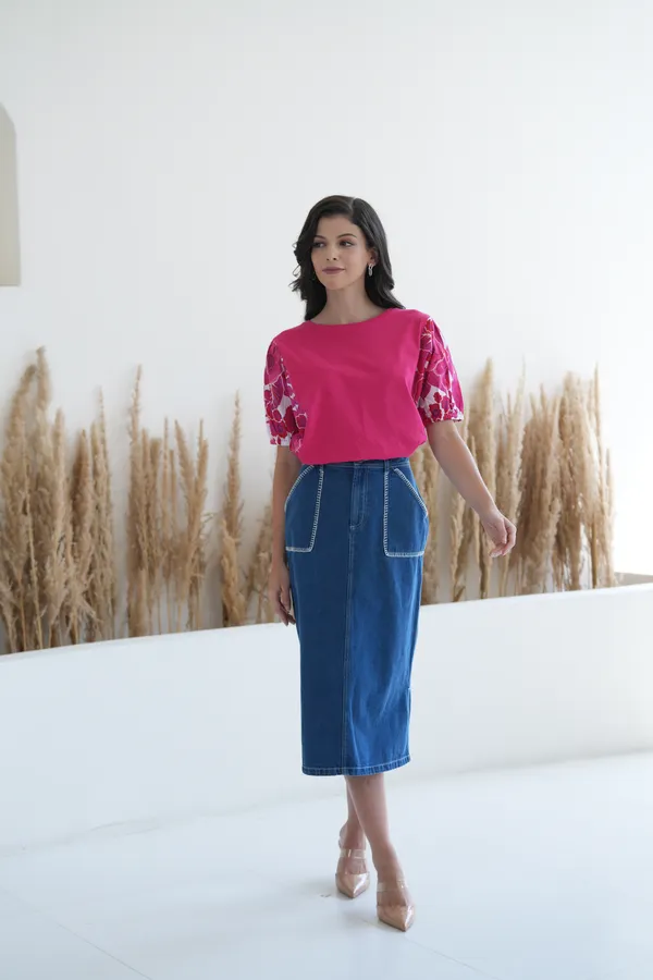 Blue_Denim_Midi_Skirt_For_Women