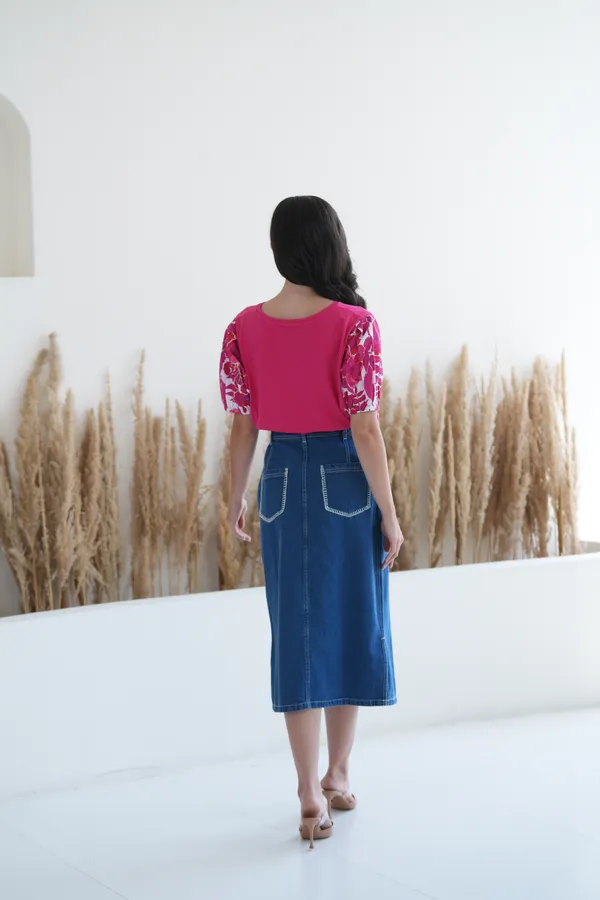 Blue_Denim_Midi_Skirt_For_Women