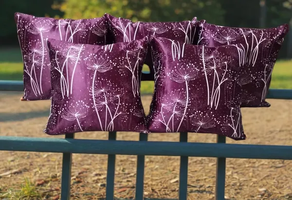 Purple_Cushion_Cover/Pillowcase/Throw_Pillow_Cover_(Pack_Of_5)