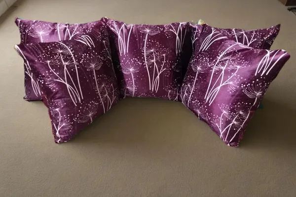 Purple_Cushion_Cover/Pillowcase/Throw_Pillow_Cover_(Pack_Of_5)