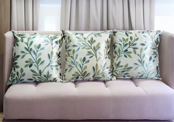 Pack_Of_3_Green_Heavy_Knitting_3D_Print_Cushion_Covers_|_Pillowcases_|_Reversible_Throw_Pillow_Covers_For_Sofa,_Bed_&_Living_Room_|_Durable_Fabric_With_Zip_Closure_|_Home_&_Office_Decor