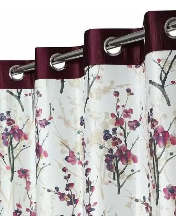 Wine_Twilight_Faux_Silk_Door_Curtains_Luxurious_3D_Floral_Digital_Print