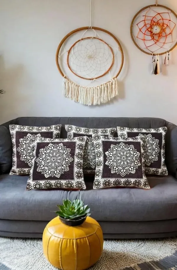 Coffee_Cream_Cozy_Comfort:_Luxurious_Cushion_Covers_For_Stylish_Home_Decor,_Shenil_Cushion_Covers_With_Zip_Closure_In_Coffee_Cream_(Pack_Of_5)