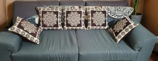 Coffee_Cream_Cozy_Comfort:_Luxurious_Cushion_Covers_For_Stylish_Home_Decor,_Shenil_Cushion_Covers_With_Zip_Closure_In_Coffee_Cream_(Pack_Of_5)