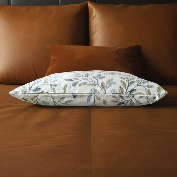 Pack_Of_2_Green_Modern_3D_Floral_Heavy_Print_Cushion_Covers_-_Stylish_Decorative_Throw_Pillowcases_-_Reversible