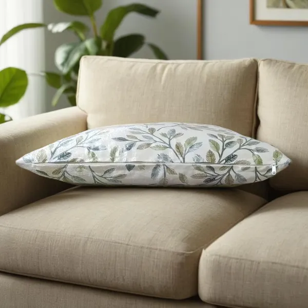 Green_Floral_Cushion_Covers_|_Heavy_Knitted_3D_Print_Fabric_|_Reversible_Design_|_Durable_Zip_Closure_|_Decorative_Cushion_Covers_For_Sofa,_Bed_&_Living_Room