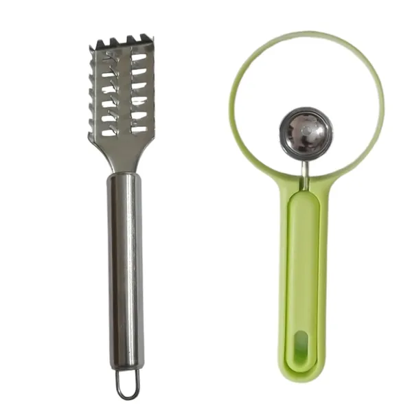Multicolor_2-In-1_Multifunctional_Fruit_Peeler,_Spiral_Cutter_&_Fish_Scale_Scraper_Stainless_Steel,_Ergonomic_Handle,_Effortless_Peeling_&_Scaling_For_Kitchen_Efficiency