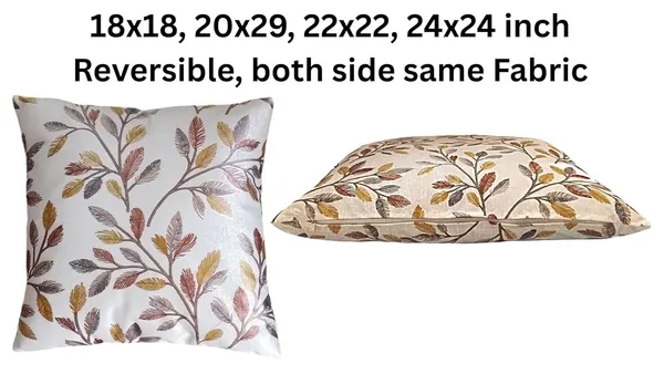 Pack_of_2_pcs,_Brown_Stylish_Cushion_Covers_-_Heavy_Knitting_Floral_Print_Pillow_Covers_With_Hidden_Zip_For_Sofa,_Bed_&_Living_Room_Decor_Trending_&_Latest_Throw_Pillow_Cases_