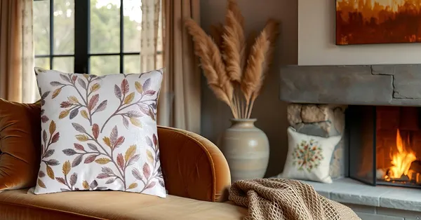 Brown_Stylish_Cushion_Covers_-_Heavy_Knitting_Floral_Print_Pillow_Covers_With_Hidden_Zip_For_Sofa,_Bed_&_Living_Room_Decor_Trending_&_Latest_Throw_Pillow_Cases_(Pack_Of_2)