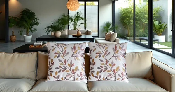 Brown_Stylish_Cushion_Covers_-_Heavy_Knitting_Floral_Print_Pillow_Covers_With_Hidden_Zip_For_Sofa,_Bed_&_Living_Room_Decor_Trending_&_Latest_Throw_Pillow_Cases_(Pack_Of_2)