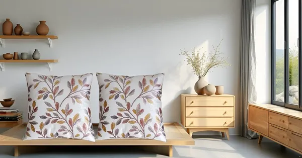 Brown_Stylish_Cushion_Covers_-_Heavy_Knitting_Floral_Print_Pillow_Covers_With_Hidden_Zip_For_Sofa,_Bed_&_Living_Room_Decor_Trending_&_Latest_Throw_Pillow_Cases_(Pack_Of_2)