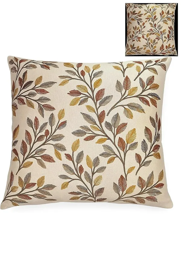 Brown_Stylish_Cushion_Covers_Heavy_Knitting_Floral_Print_Pillow_Covers_With_Hidden_Zip_For_Sofa,_Bed_&_Living_Room_Decor_Latest_Trending_Throw_Pillow_(Pack_Of_4)