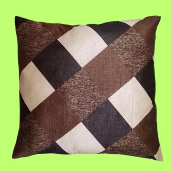 Brown_&_Gold_Checks_Cushion_Covers_Decorative_Throw_Pillow_Cases_For_Sofa,_Couch_&_Bed_Premium_With_Hidden_Zip_Closure_For_Living_Room_&_Bedroom_Decor_(Pack_Of_5)