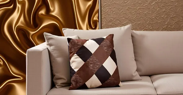 Brown_&_Gold_Checks_Cushion_Covers_Decorative_Throw_Pillow_Cases_For_Sofa,_Couch_&_Bed_Premium_With_Hidden_Zip_Closure_For_Living_Room_&_Bedroom_Decor