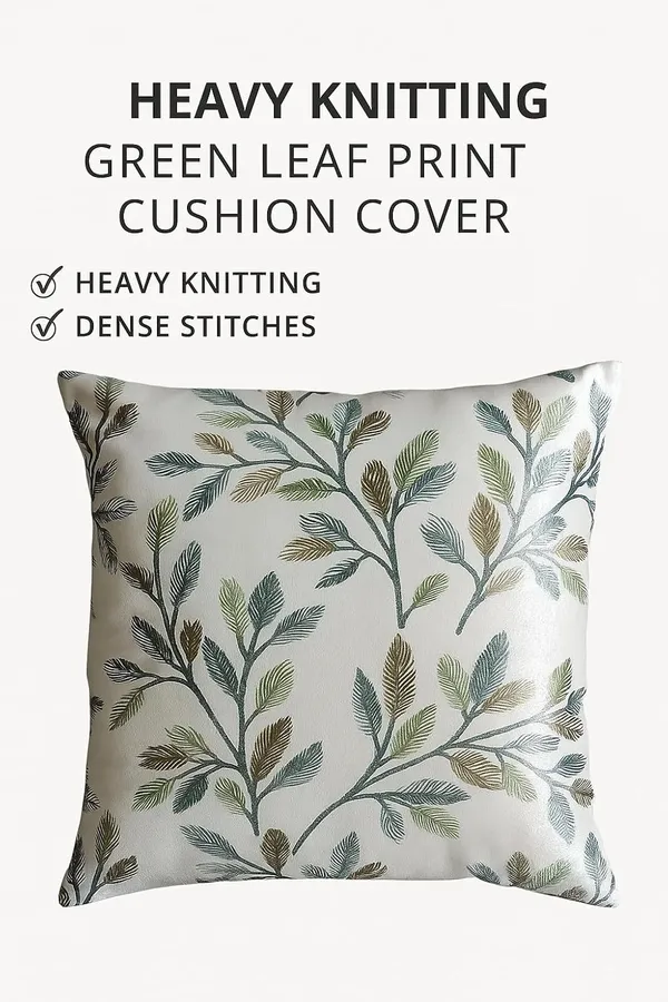 Green_Luxury_Decorative_Leaf_Cushion_Cover_|_Latest_Trending_Soft_Fabric_With_Hidden_Zipper_|_Modern_Sofa,_Bed_&_Living_Room_Throw_Pillow_Covers_For_Stylish_Home_Decor_(Pack_Of_5)