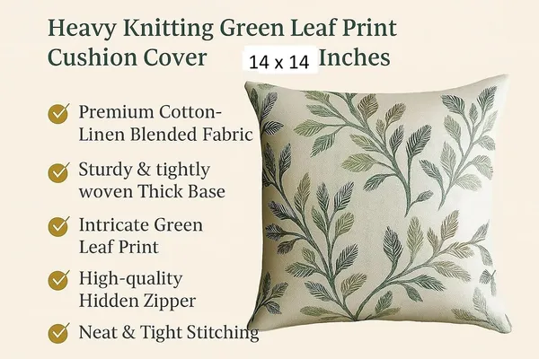 Green_Luxury_Decorative_Leaf_Cushion_Cover_|_Latest_Trending_Soft_Fabric_With_Hidden_Zipper_|_Modern_Sofa,_Bed_&_Living_Room_Throw_Pillow_Covers_For_Stylish_Home_Decor_(Pack_Of_5)