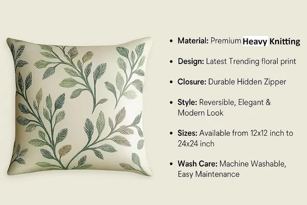 Green_Luxury_Decorative_Leaf_Cushion_Cover_|_Latest_Trending_Soft_Fabric_With_Hidden_Zipper_|_Modern_Sofa,_Bed_&_Living_Room_Throw_Pillow_Covers_For_Stylish_Home_Decor_(Pack_Of_5)