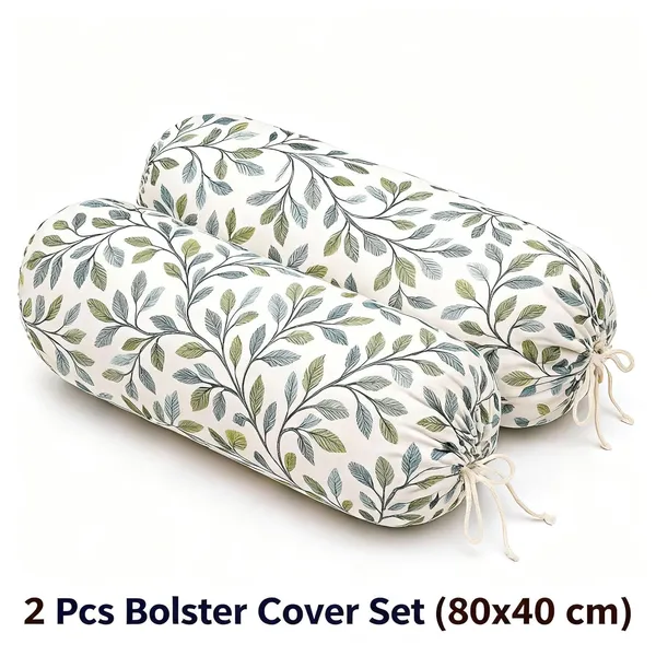 Pack_Of_2_Green_Bolster_Cover_Set_Heavy_Knitting_Masand_Pillow_Covers