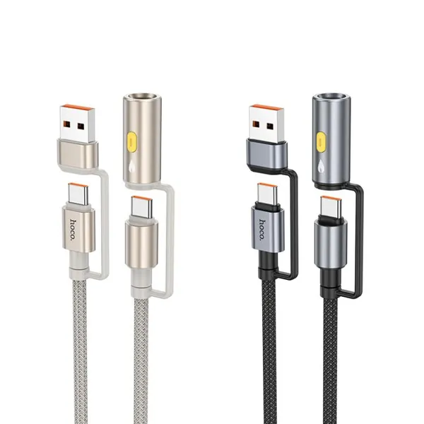 65W_3-in-1_Fast_Charging_Data_Cable_with_USB-C,_Lightning_&_Electric_Lighter_|_Aluminum_Alloy_|_1.2m_Braided_Cable