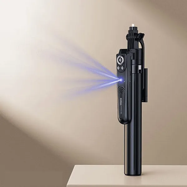 AK_PREMIUM_Auto_Tracking_Four-Legged_Selfie_Stick_Tripod_with_360°_Rotation,_Intelligent_Face_Tracking,_Detachable_Remote_&_1/4”_Screw_–_For_Smartphones,_Action_Cameras_&_Vlogging