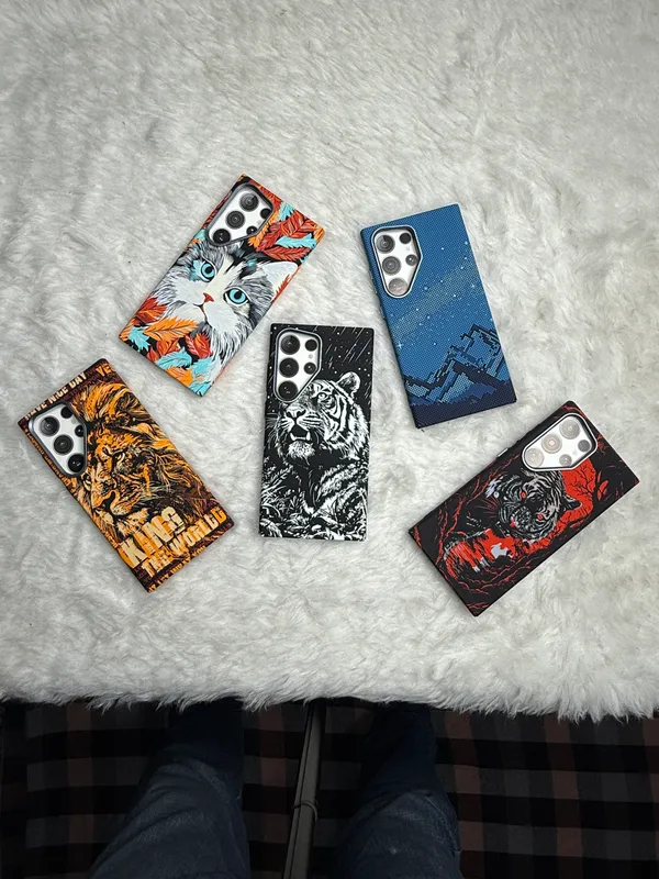 AK_PREMIUM_Carbon_Fiber_Back_Cover_for_Samsung_Galaxy_S24_Ultra_/_S25_Ultra_|_Luxury_Matte_Carbon_Finish_Shockproof_Slim_Protective_Designer_Case