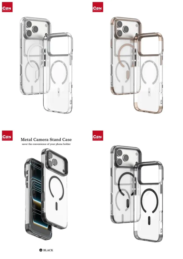 AK_PREMIUM_Luxury_Clear_MagSafe_Case_for_iPhone_17_Pro_/_Pro_Max_|_Metal_Camera_Stand_Ring_|_Adjustable_Alloy_Bracket_|_Shockproof_Transparent_Back_Cover