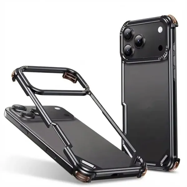 AK_PREMIUM_Luxury_Metal_Bumper_for_iPhone_17_Pro_/_17_Pro_Max_|_Aerospace_Aluminum_Frame_|_Shockproof_Corner_Guard_|_Raised_Camera_&_Screen_Protection