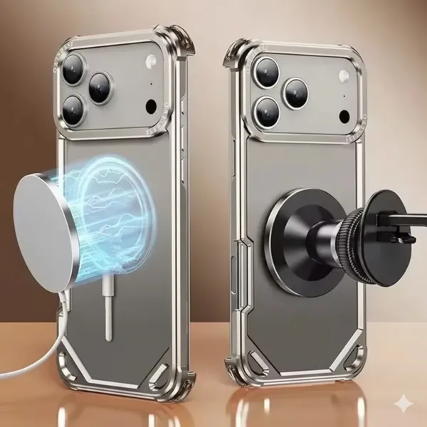 AK_PREMIUM_Luxury_Metal_Bumper_for_iPhone_17_Pro_/_17_Pro_Max_|_Aerospace_Aluminum_Frame_|_Shockproof_Corner_Guard_|_Raised_Camera_&_Screen_Protection