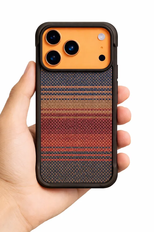 AK_PREMIUM_Luxury_Textured_Back_Cover_for_iPhone_17_Pro_/_17_Pro_Max_|_Shockproof_Designer_Case_with_Camera_Protection_|_Premium_Fabric_+_TPU_Hybrid_Slim_Cover